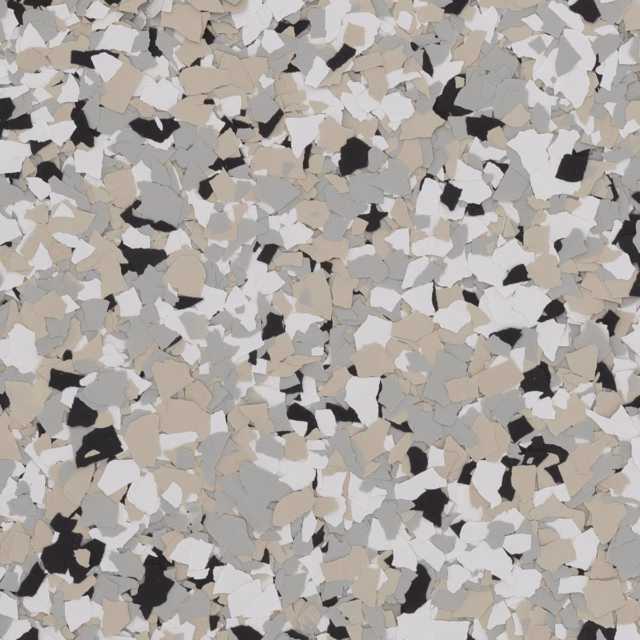Cabin Fever flake blend swatch