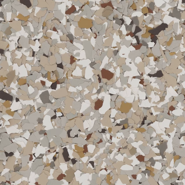 Creekbed flake blend swatch